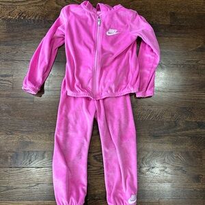Pink Nike Velor Sweatsuit- LIKE NEW
